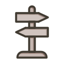 Signpost icon