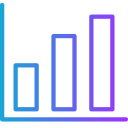 gráfico de barras verticales icon