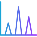 gráfico piramidal icon