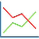 gráfico de líneas icon