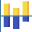 gráfico de barras verticales icon