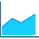 gráfico de área icon