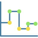 gráfico de linea icon