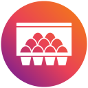Egg carton icon