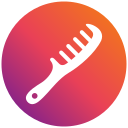 Hair comb icon