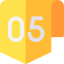 número 5 icon