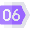 número 6 icon