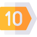 numero 10 icon