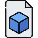 archivo 3d icon