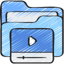 carpeta de videos icon