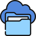 carpeta de la nube icon