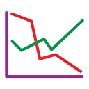 gráfico de linea icon