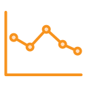 gráfico de líneas icon