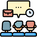 reunión de negocios icon