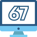67 