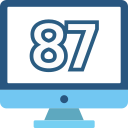 87 