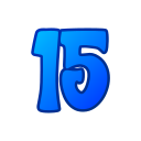 número 15 icon