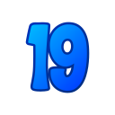 número 19 icon