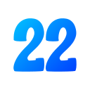 número 22 icon