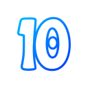 numero 10 icon