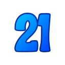 número 21 icon