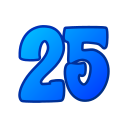 número 25 icon