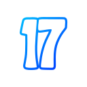 número 17 icon