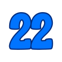 número 22