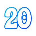 número 20 icon