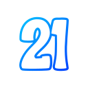 número 21 icon