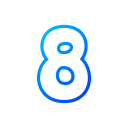 numero 8 icon