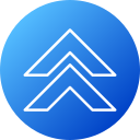 chevron-doble-up icon