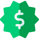 símbolo de dólar icon