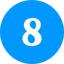 numero 8 icon