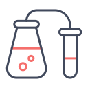 reacción química icon