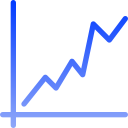 gráfico de linea icon