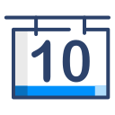 10 matrícula icon