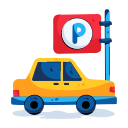 aparcamiento de coches icon