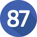 87 