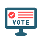 votación en línea icon