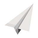 avion en papier icon