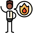 prevención de fuego icon