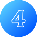 número 4 icon