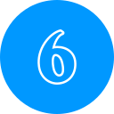 número 6 icon