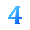 número 4 icon