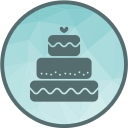 pastel de boda icon