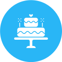 pastel de boda icon