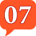 numero 7 icon