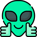 cabeza alienígena icon