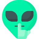 cabeza alienígena icon